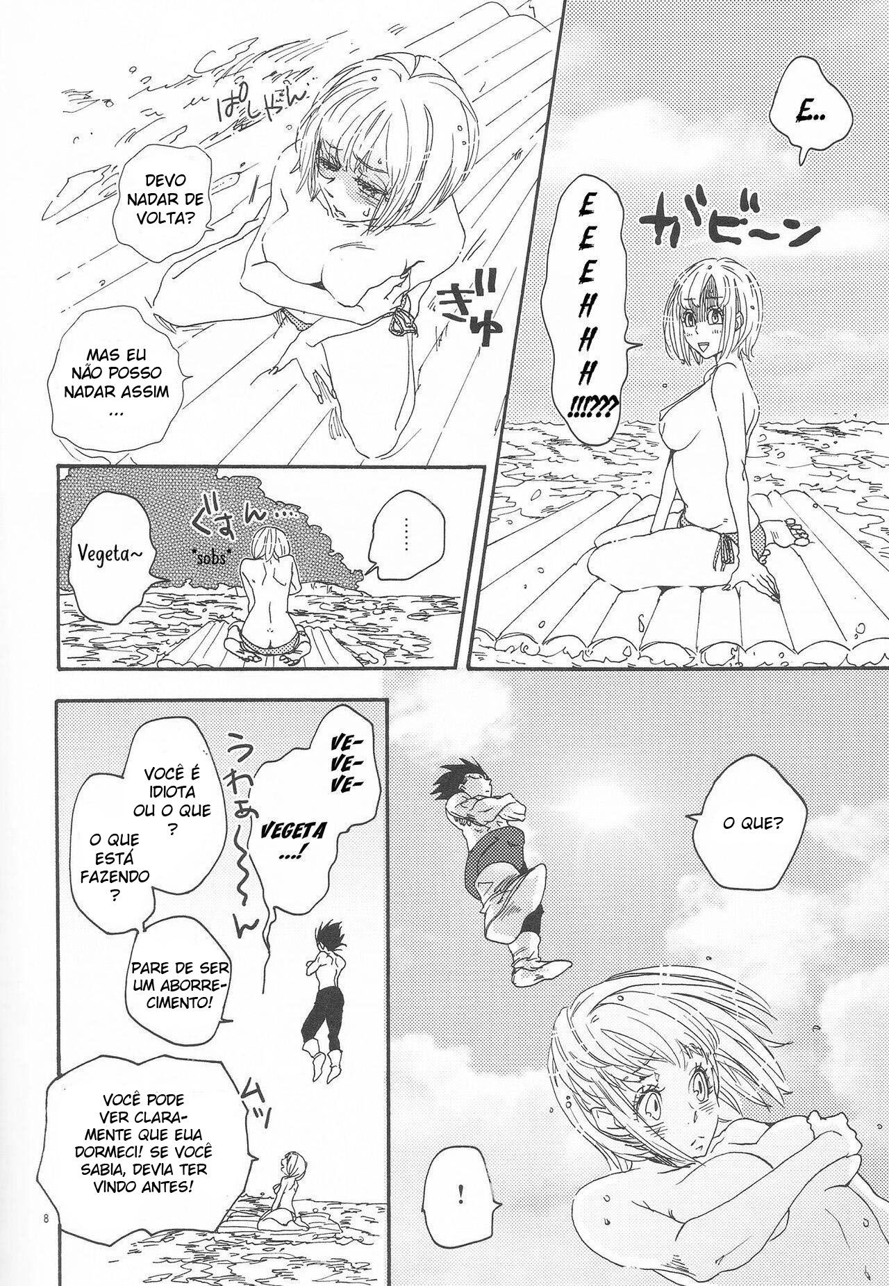 Verão do amor com Vegeta e Bulma no sexo selvagem - Foto 7