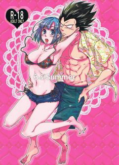 Verão do amor com Vegeta e Bulma no sexo selvagem