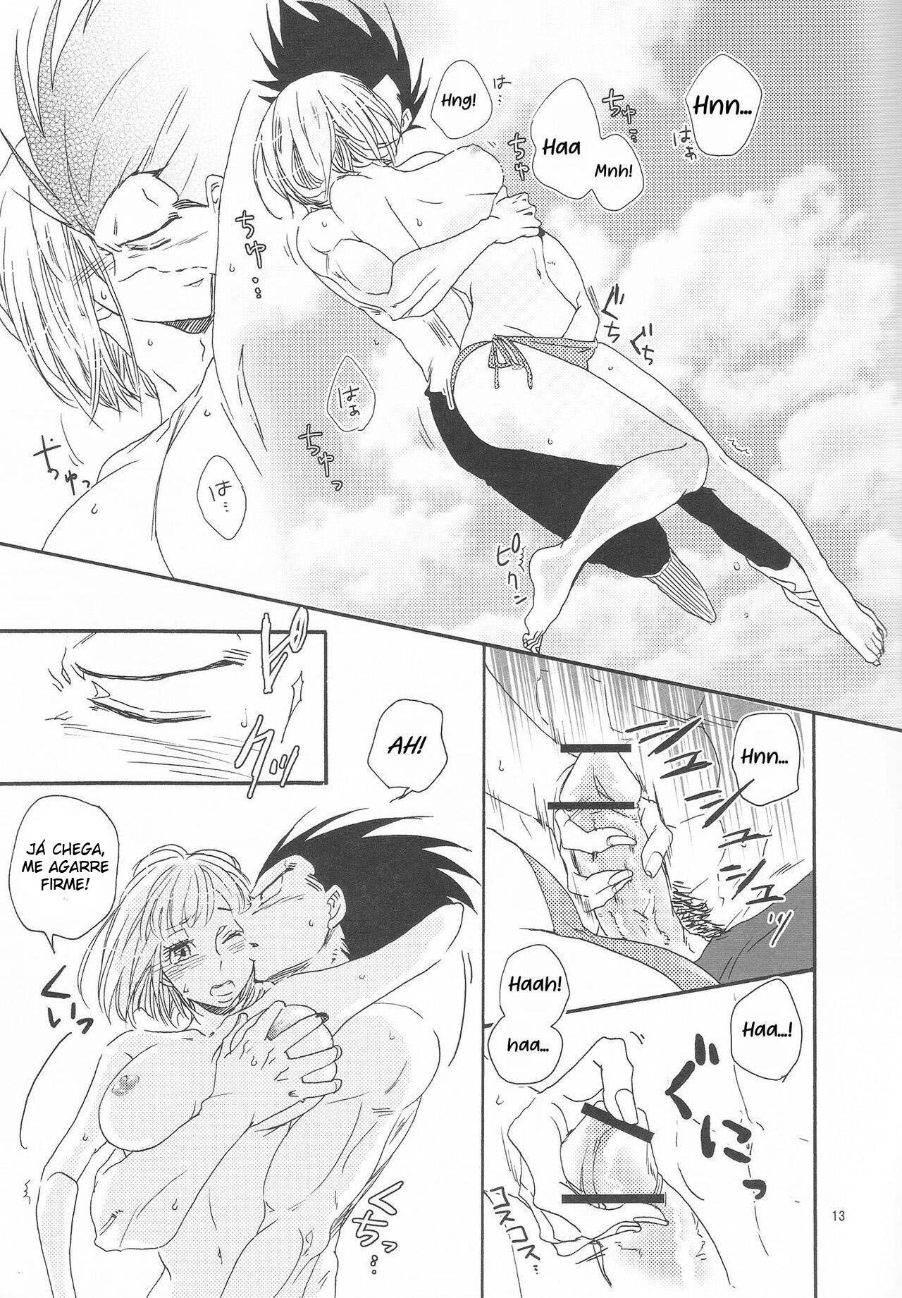 Verão do amor com Vegeta e Bulma no sexo selvagem - Foto 12