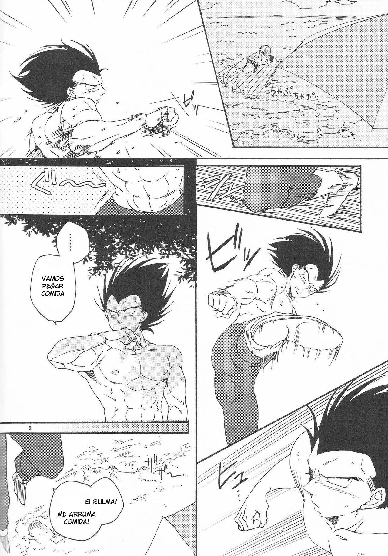 Verão do amor com Vegeta e Bulma no sexo selvagem - Foto 5