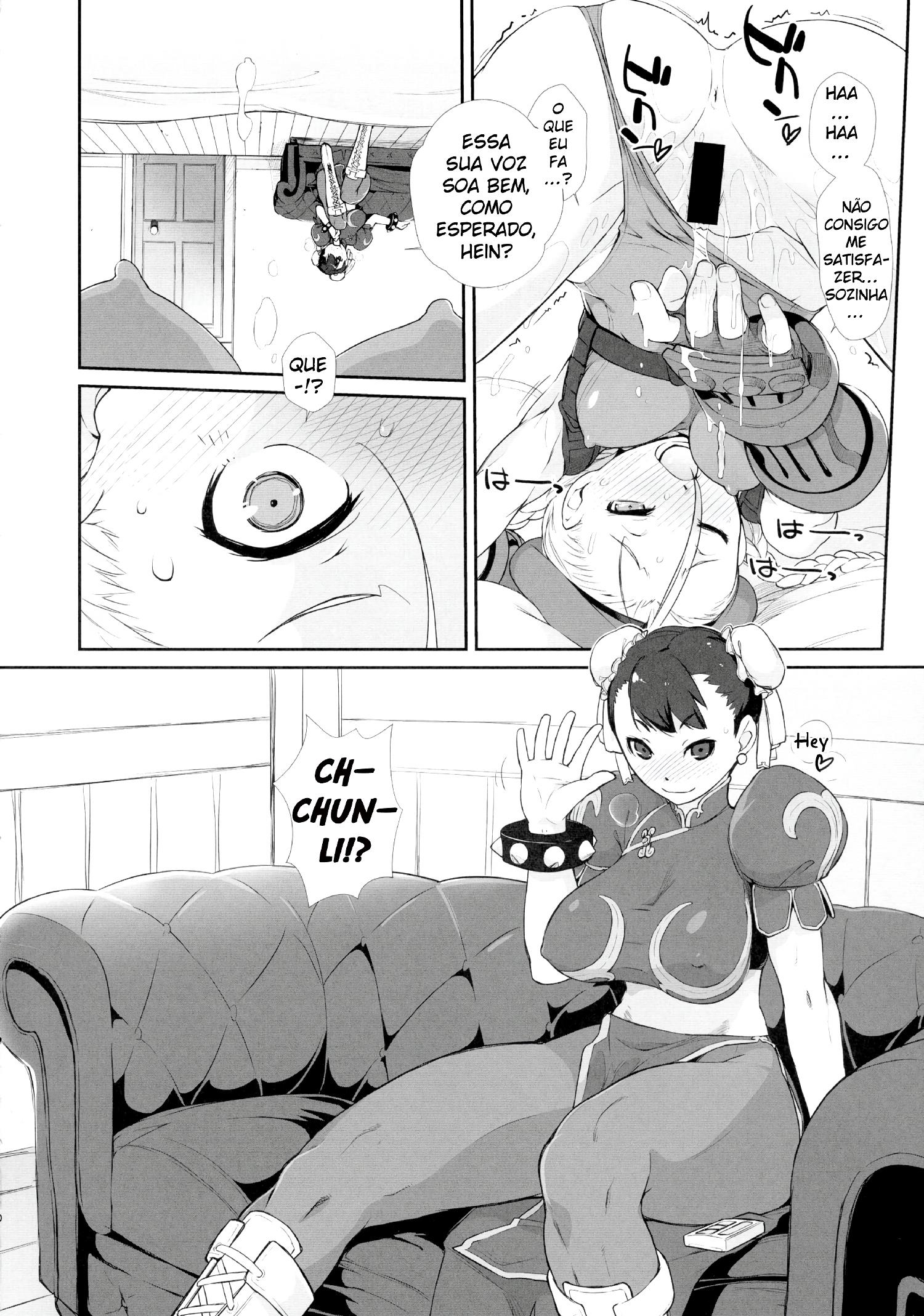 Cammy e Chun-li fugido do treinamento para transar - Foto 10
