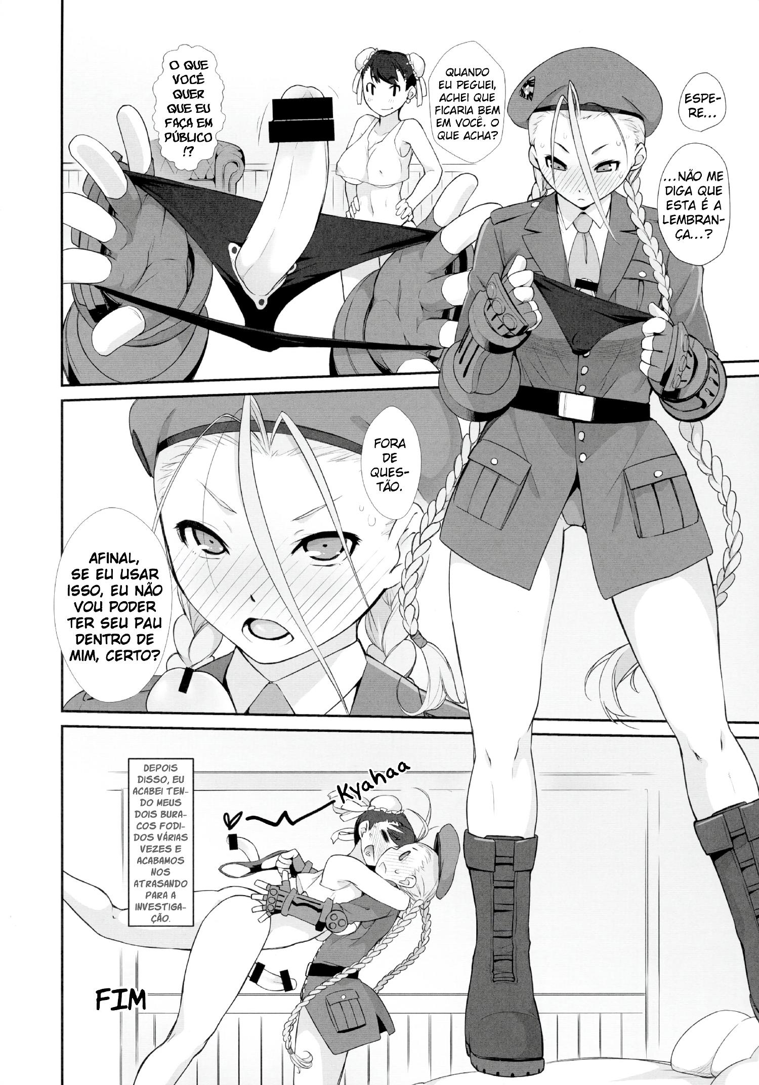 Cammy e Chun-li fugido do treinamento para transar - Foto 26