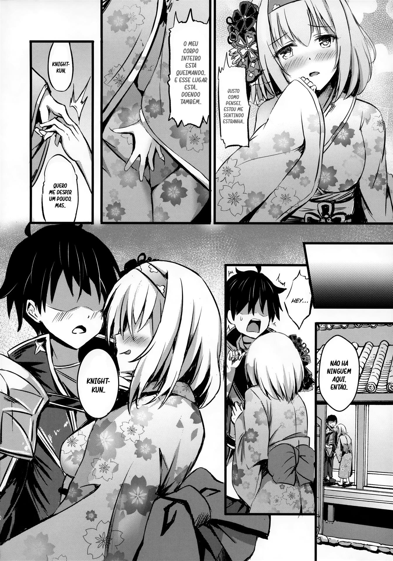 Caso Amoroso de Yukata Com Yuuki - Foto 9