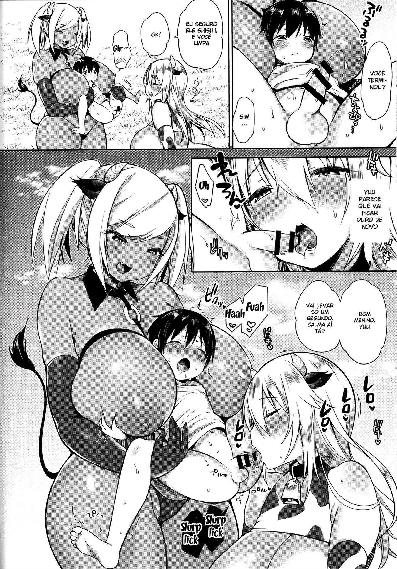 Ordenhando Leite direto da fonte 2 tourão passando o rodo nas vacas - Foto 16